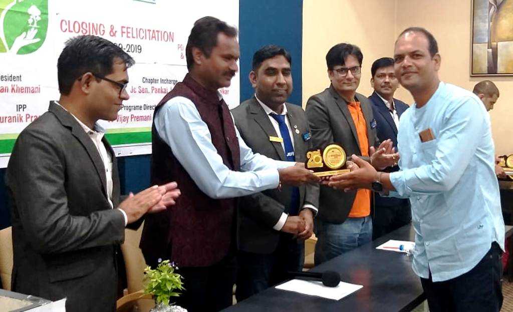 JCI Raipur Sanskar JCI Week 2019 Closing & Felicitation