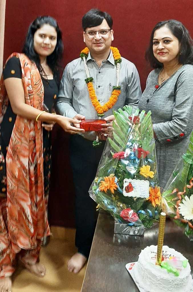 CELEBRATE BIRTHDAY OF DIRECTOR NAVIN AGRAWAL