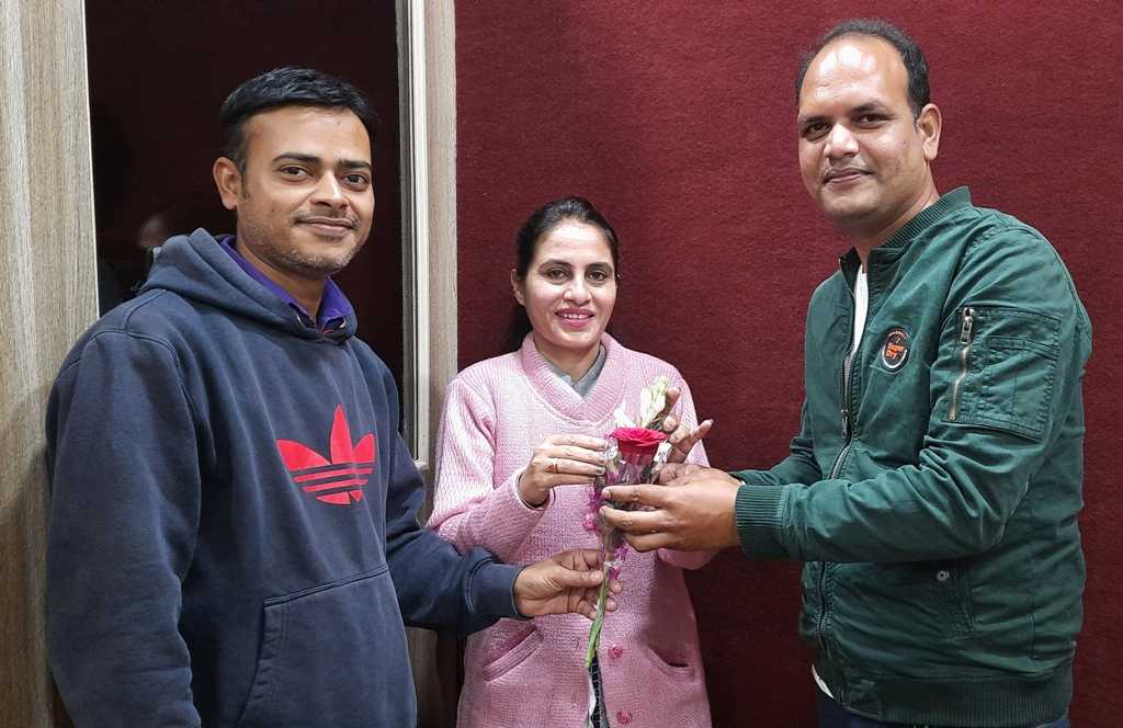 We Celebrate New Year And Group Members Birthday...